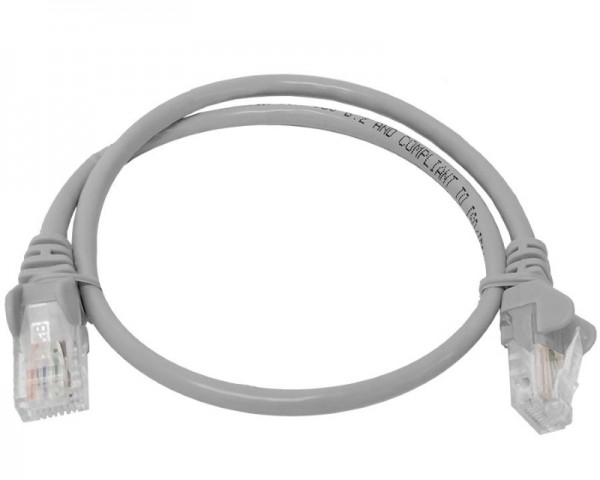 E-GREEN Kabl UTP patch Cat5e 0.5m sivi