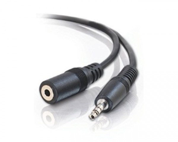 E-GREEN Kabl audio 3.5mm - 3.5mm MF (produžni) 3m crni