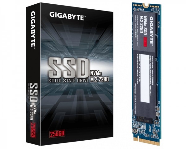 GIGABYTE 256GB M.2 PCIe Gen 3 x4 NVMe GP-GSM2NE3256GNTD SSD