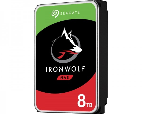 SEAGATE 8TB 3.5'' SATA III 256MB 7.200rpm ST8000VN004 IronWolf