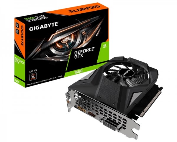 GIGABYTE nVidia GeForce GTX 1650 D6 OC 4GB 128bit GV-N1656OC-4GD rev 1.0
