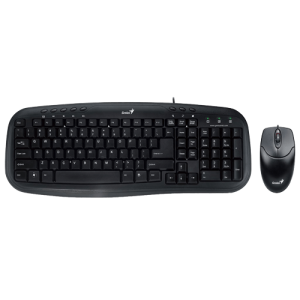 Tast+Mis USB Genius KM-200 Multimedia US Black