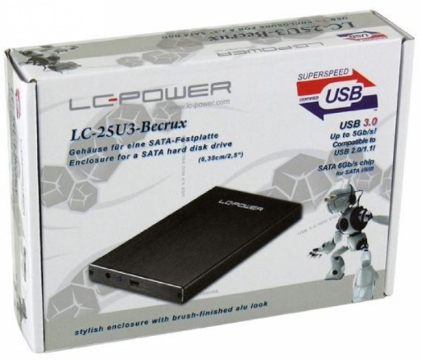 HDD Rack LC Power 2.5'' LC-25U3-Becrux SATA USB3.0