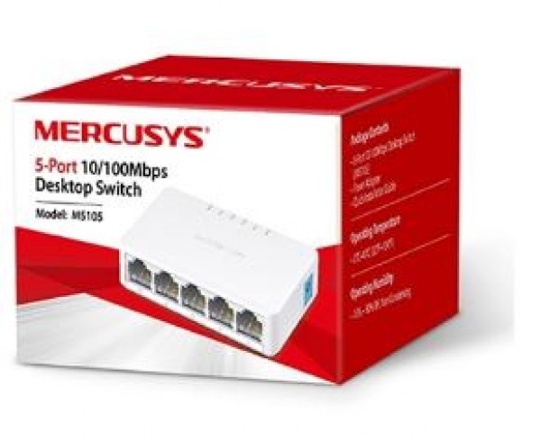 Switch Mercusys MS105 5-port 10100M