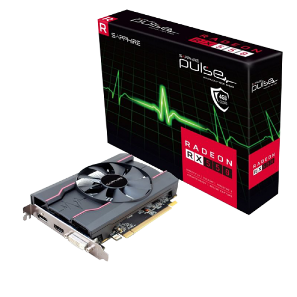 SVGA PCIE SAPPHIRE PULSE RX 550 4GB DDR5 11268-01-20G