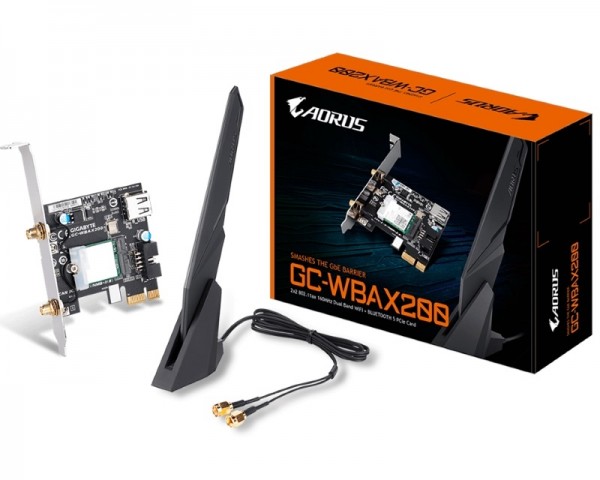 GIGABYTE GC-WBAX200 rev. 1.0 bluetooth + wireless card