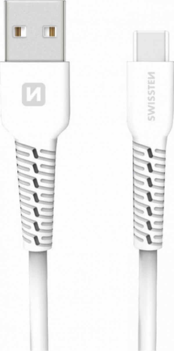 Swissten USB Data Cable 1m Type-C (Bela)