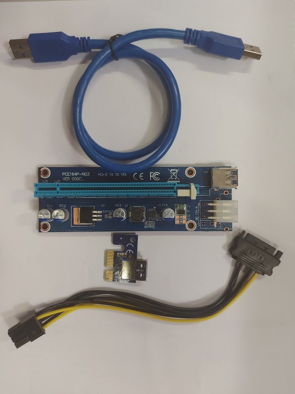 Adapter NoNAME USB RiserExtender 6-pin 006c