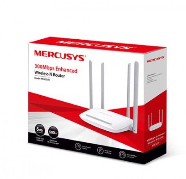 Ruter Mercusys MW325R Enhanced Range Wireless N 300Mbps