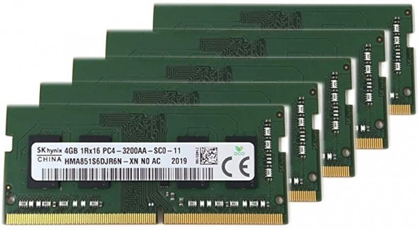 RAM SODIMM DDR4 SK Hynix 4GB 3200MHz HMA851S6DJR6N-XN Bulk