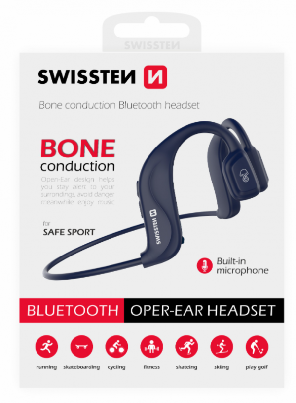 SWISSTEN Bluetooth Slušalice Bone (Plava)