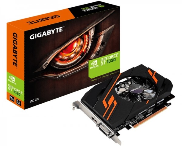 GIGABYTE nVidia GeForce GT 1030 2GB 64bit GV-N1030OC-2GI