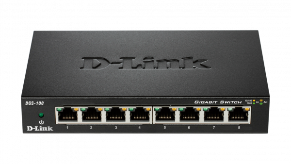 LAN Switch D-Link DGS-108 101001000Mbps 8port