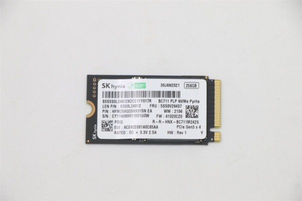 SSD Hynix M.2 256GB NVme 2242 HFM256GD3HX015N Bulk