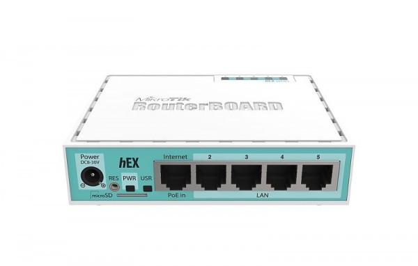 MikroTik RB750Gr3 hEX ruter sa 5 x Gigabit LAN  WAN portova 101001000Mb