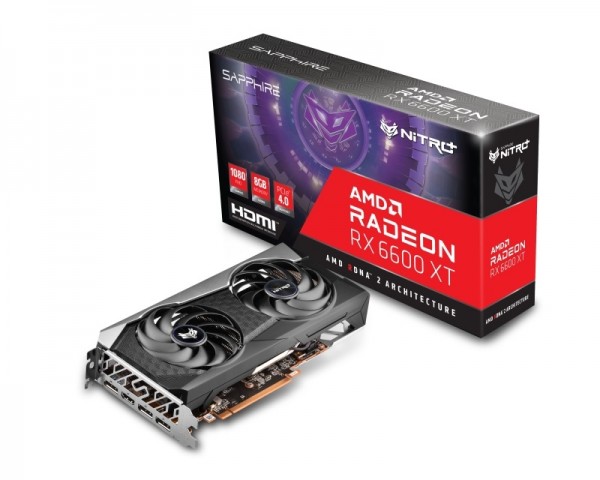 SAPPHIRE AMD Radeon RX 6600 XT 8GB 64bit NITRO+ AMD RADEON™ RX 6600 XT 8GB (11309-01-20G)