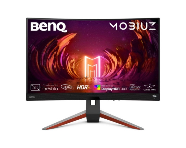 BENQ 27'' EX2710R zakrivljeni LED Gaming 165Hz crni monitor