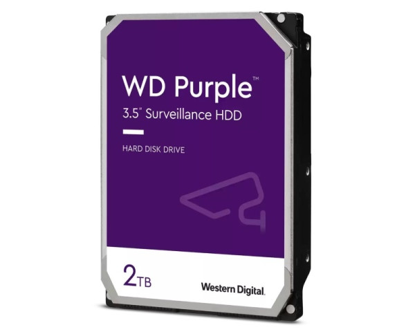 WD 2TB 3.5'' SATA III 256MB IntelliPower WD22PURZ Purple