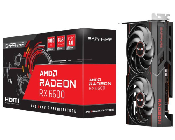 SAPPHIRE AMD Radeon RX 6600 8GB 128bit RX 6600 8GB (11310-05-20G)