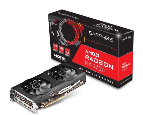 SAPPHIRE AMD Radeon RX 6700 OC 10GB 160bit RX 6700 GAMING OC 10GB (11321-03-20G)