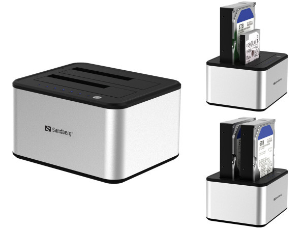 HDD docking station Sandberg USB 3.0 Cloner 133-74