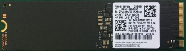 SSD Samusng 256GB M.2 NMWe MZ-VLQ2560 Bulk