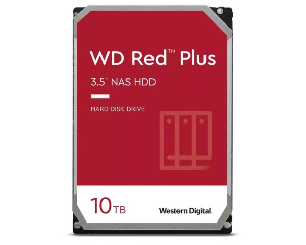 WD 10TB 3.5'' SATA III 256MB 7200rpm WD101EFBX Red Plus (garancija 2 godine)
