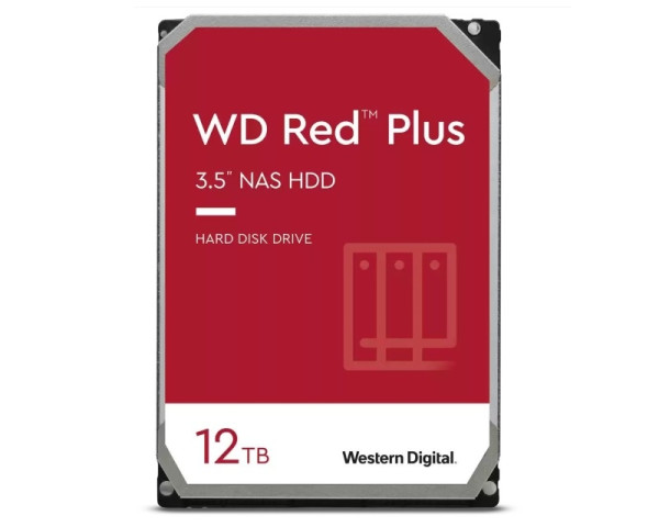 WD 12TB 3.5'' SATA III 256MB 7200rpm WD120EFBX Red Plus NAS