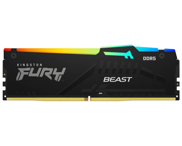 KINGSTON DIMM DDR5 16GB 5200MTs KF552C36BBEA-16 Fury Beast RGB