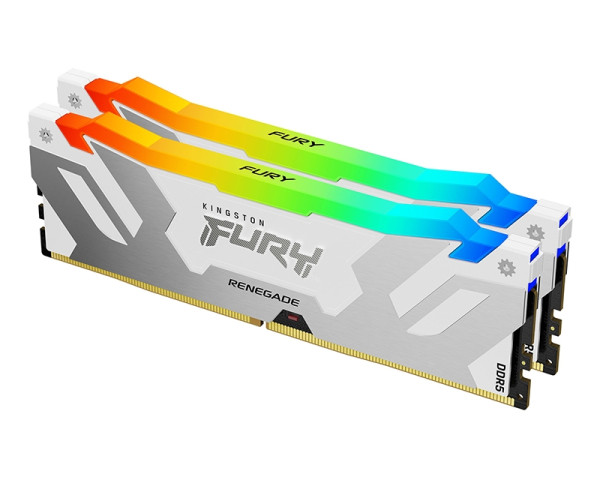KINGSTON DIMM DDR5 64GB (2x32GB kit) 6000MTs KF560C32RWAK2-64 FURY Renegade RGB White
